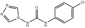 1-(4-chlorophenyl)-3-(1,2,4-triazol-4-yl)urea Struktur