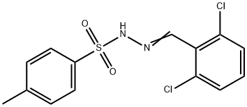 N-[(E)-(2,6-dichlorophenyl)methylideneamino]-4-methylbenzenesulfonamide Struktur