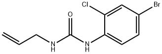 1-(4-bromo-2-chlorophenyl)-3-prop-2-enylurea Struktur