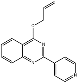 4-prop-2-enoxy-2-pyridin-4-ylquinazoline Struktur