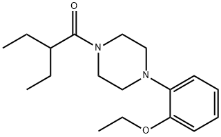 1-[4-(2-ethoxyphenyl)piperazin-1-yl]-2-ethylbutan-1-one Struktur