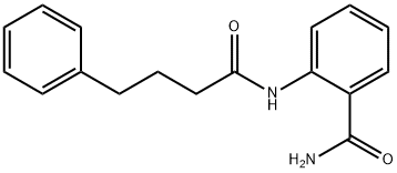 2-(4-phenylbutanoylamino)benzamide Struktur