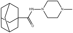 N-(4-methylpiperazin-1-yl)adamantane-1-carboxamide Struktur