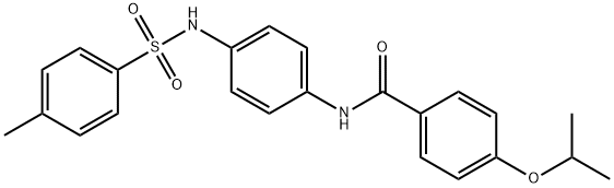 N-[4-[(4-methylphenyl)sulfonylamino]phenyl]-4-propan-2-yloxybenzamide Struktur