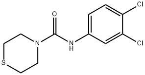 N-(3,4-dichlorophenyl)thiomorpholine-4-carboxamide Struktur