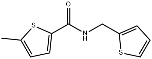 5-methyl-N-(thiophen-2-ylmethyl)thiophene-2-carboxamide Struktur