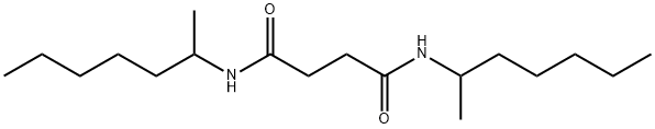 N,N'-di(heptan-2-yl)butanediamide Struktur