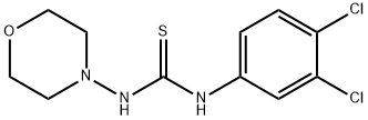 1-(3,4-dichlorophenyl)-3-morpholin-4-ylthiourea Struktur