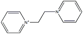 1-(2-pyridin-1-ium-1-ylethyl)pyridin-1-ium Struktur