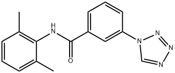 N-(2,6-dimethylphenyl)-3-(tetrazol-1-yl)benzamide Struktur