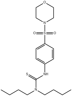 1,1-dibutyl-3-(4-morpholin-4-ylsulfonylphenyl)thiourea Struktur