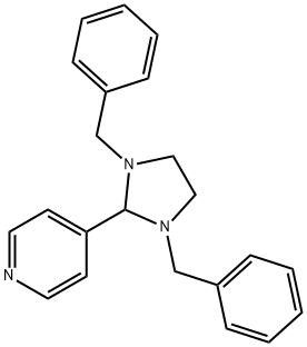 4-(1,3-dibenzylimidazolidin-2-yl)pyridine Struktur