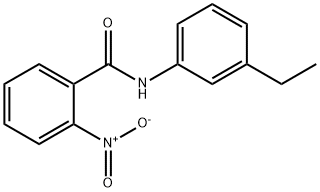 N-(3-ethylphenyl)-2-nitrobenzamide Struktur