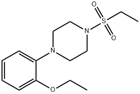 1-(2-ethoxyphenyl)-4-ethylsulfonylpiperazine Struktur