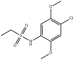 N-(4-chloro-2,5-dimethoxyphenyl)ethanesulfonamide Struktur