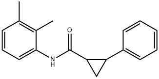 N-(2,3-dimethylphenyl)-2-phenylcyclopropane-1-carboxamide Struktur