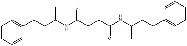 N,N'-bis(4-phenylbutan-2-yl)butanediamide Struktur