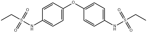 N-[4-[4-(ethylsulfonylamino)phenoxy]phenyl]ethanesulfonamide Struktur