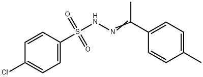 4-chloro-N-[(E)-1-(4-methylphenyl)ethylideneamino]benzenesulfonamide Struktur