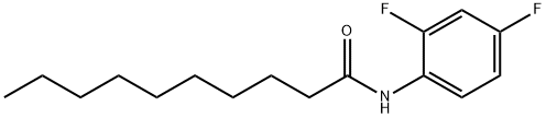 N-(2,4-difluorophenyl)decanamide Struktur