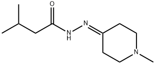 3-methyl-N-[(1-methylpiperidin-4-ylidene)amino]butanamide Struktur