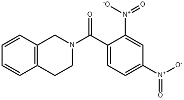 3,4-dihydro-1H-isoquinolin-2-yl-(2,4-dinitrophenyl)methanone Struktur