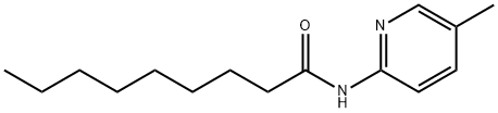 N-(5-methylpyridin-2-yl)nonanamide Struktur