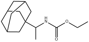 ethyl N-[1-(1-adamantyl)ethyl]carbamate Struktur