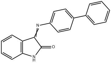 3-(4-phenylanilino)indol-2-one Struktur