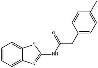 N-(1,3-benzothiazol-2-yl)-2-(4-methylphenyl)acetamide Struktur