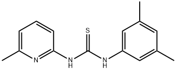 1-(3,5-dimethylphenyl)-3-(6-methylpyridin-2-yl)thiourea Struktur