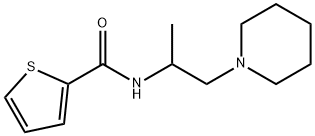 N-(1-piperidin-1-ylpropan-2-yl)thiophene-2-carboxamide Struktur