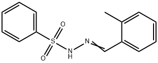 N-[(E)-(2-methylphenyl)methylideneamino]benzenesulfonamide Struktur