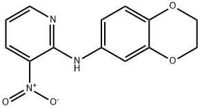 N-(2,3-dihydro-1,4-benzodioxin-6-yl)-3-nitropyridin-2-amine Struktur