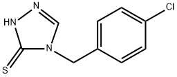 4-[(4-chlorophenyl)methyl]-1H-1,2,4-triazole-5-thione Struktur