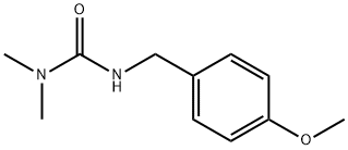 3-[(4-methoxyphenyl)methyl]-1,1-dimethylurea Struktur