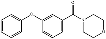 morpholin-4-yl-(3-phenoxyphenyl)methanone Struktur