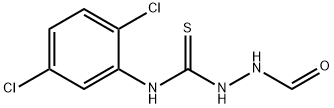 N-[(2,5-dichlorophenyl)carbamothioylamino]formamide Struktur