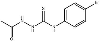 1-acetamido-3-(4-bromophenyl)thiourea Struktur