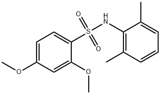 N-(2,6-dimethylphenyl)-2,4-dimethoxybenzenesulfonamide Struktur