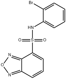 N-(2-bromophenyl)-2,1,3-benzoxadiazole-4-sulfonamide Struktur