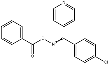 [(Z)-[(4-chlorophenyl)-pyridin-4-ylmethylidene]amino] benzoate Struktur