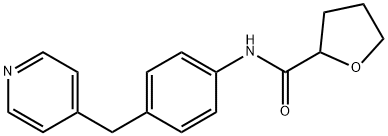 N-[4-(pyridin-4-ylmethyl)phenyl]oxolane-2-carboxamide Struktur