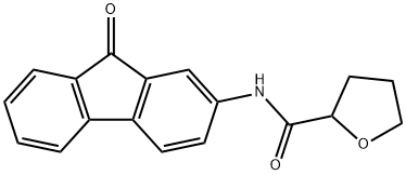 N-(9-oxofluoren-2-yl)oxolane-2-carboxamide Struktur