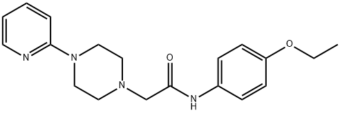 N-(4-ethoxyphenyl)-2-(4-pyridin-2-ylpiperazin-1-yl)acetamide Struktur