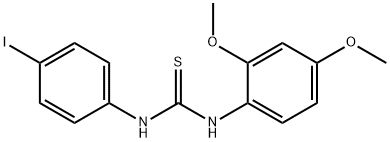 1-(2,4-dimethoxyphenyl)-3-(4-iodophenyl)thiourea Struktur