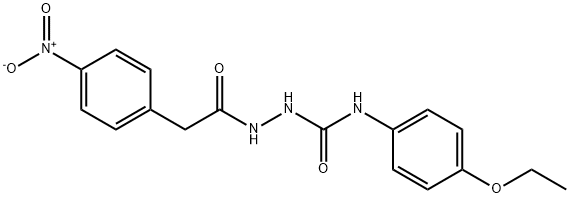 1-(4-ethoxyphenyl)-3-[[2-(4-nitrophenyl)acetyl]amino]urea Struktur