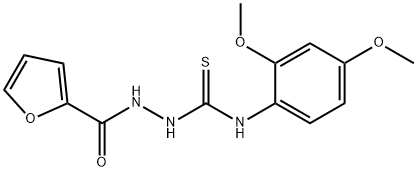 1-(2,4-dimethoxyphenyl)-3-(furan-2-carbonylamino)thiourea Struktur