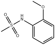 N-(2-methoxyphenyl)methanesulfonamide Struktur