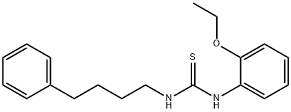 1-(2-ethoxyphenyl)-3-(4-phenylbutyl)thiourea Struktur